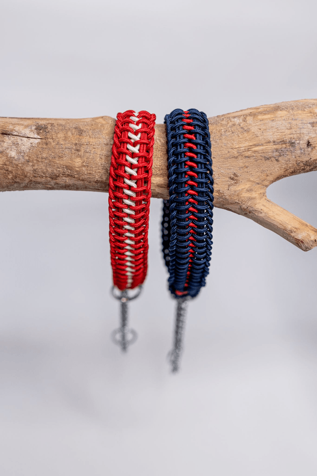 Collier "Blue & Blood"